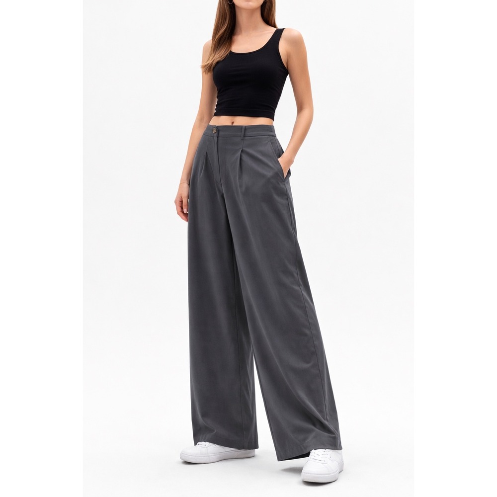 Athleta Pinnacle High Rise Wide Leg Pant 16 Tall Travel Sporty Office Comfort